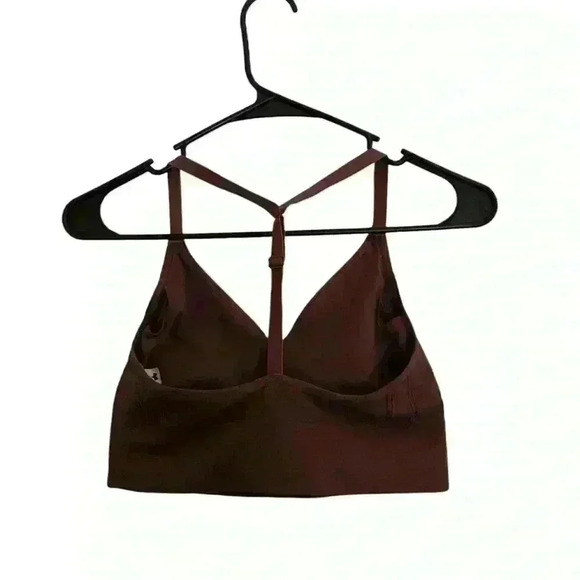 Under Armour Women's Large Ash Purple Compression Seamless Long Line Bra - Picture 2 of 3